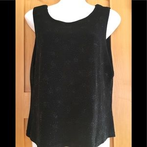 Sparkly black evening cami!